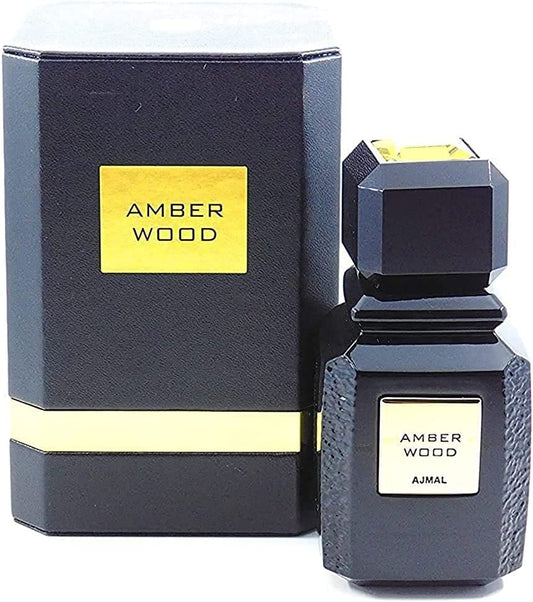 Ajmal Amber Wood By For Men And Women - Eau De Parfum, 100 ml